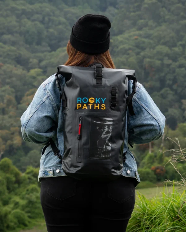 Mochila Rocky Paths - 25L - Negra Mujer Mochila Impermeable - Cueva | 25L