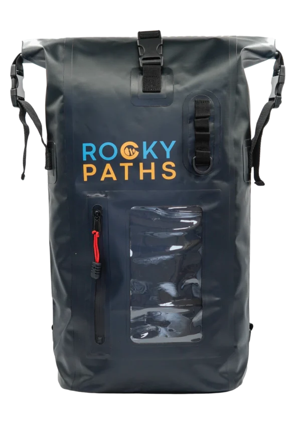 Mochila Rocky Paths 25L-Negra-Frente Mochila Impermeable - Cueva | 25L