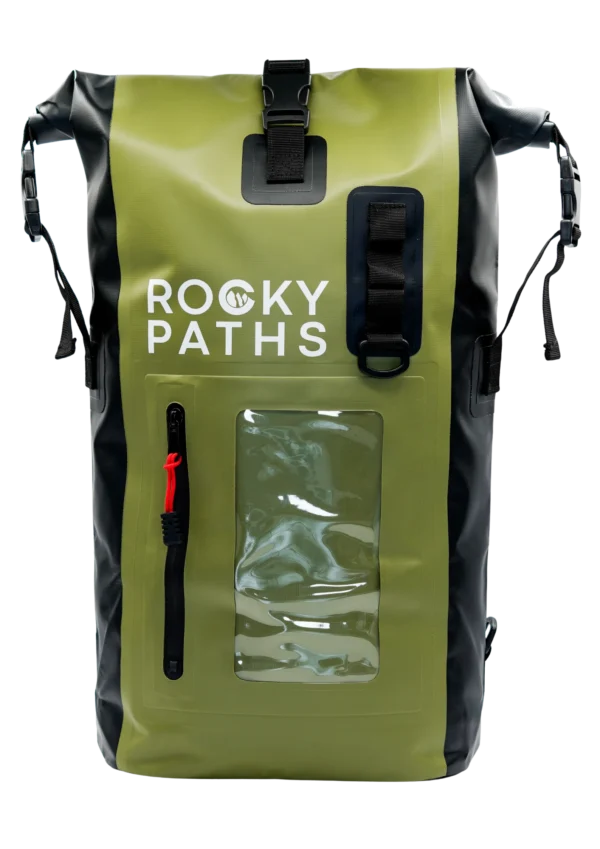 Mochila Rocky Paths 25L-Verde-Frente Mochila Impermeable - Bosque | 25L