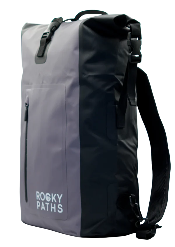 Mochila Rocky Paths 35L-Gris-Lado Mochila Impermeable - Niebla | 35L